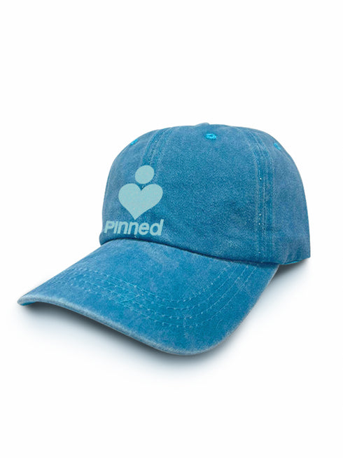 Cap PiNNED Hellblau Glitzer
